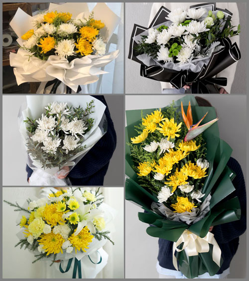 河南郑州金水区龙子湖街道白事花束代送